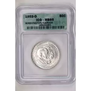 Classic Commemorative Silver---Carver/Washington Commemorative 1951-1954-Silver- 0.5 Dollar