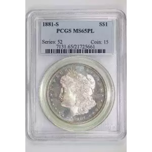1881-S $1, PL