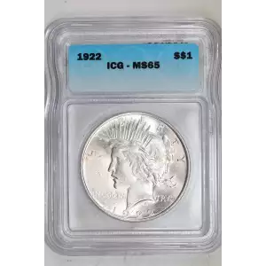 Peace Silver Dollar
