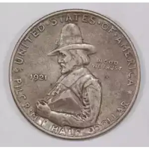 Classic Commemorative Silver--- Pilgrim Tercentenary 1920-1921-Silver- 0.5 Dollar
