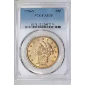 1876-S $20