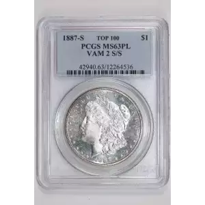 1887-S $1 VAM 2 S/S TOP 100, PL (2)