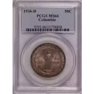 1936-D 50C Columbia