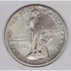 Classic Commemorative Silver--- Lexington - Concord Sesquicentennial 1925 -Silver- 0.5 Dollar