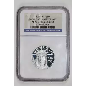 2007 W 10TH ANNIVERSARY SET OFFICIAL US MINT SET ULTRA CAMEO