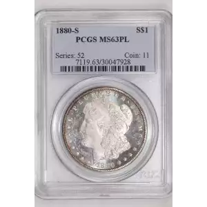 1880-S $1, PL