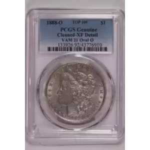 1888-O $1 VAM 21 Oval O
