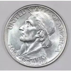 Classic Commemorative Silver--- Daniel Boone Bicentennial 1934-1938-Silver- 0.5 Dollar