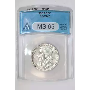 Classic Commemorative Silver--- Daniel Boone Bicentennial 1934-1938-Silver- 0.5 Dollar