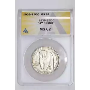 Classic Commemorative Silver--- San Francisco - Oakland Bay Bridge Opening 1936 -Silver- 0.5 Dollar