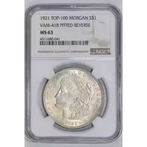 1921 TOP-100 VAM-41B PITTED REVERSE 