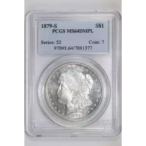 1879-S $1, DMPL