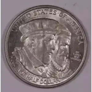 Classic Commemorative Silver--- Huguenot - Walloon Tercentenary 1924 -Silver- 0.5 Dollar