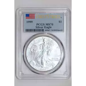 1999 $1 Silver Eagle First Strike