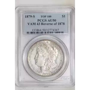 1879-S $1 VAM 43 Reverse of 1878
