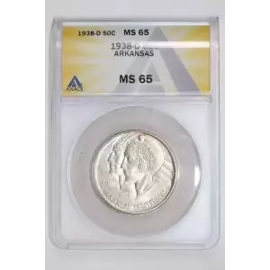 Classic Commemorative Silver--- Arkansas Centennial 1935-1939-Silver- 0.5 Dollar