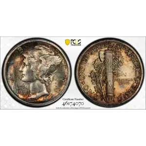 1916-S 10C Mercury, FB