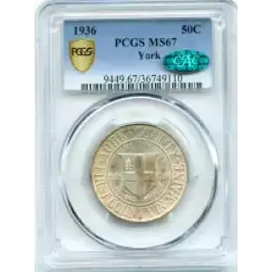 Classic Commemorative Silver--- York County, Maine, Tercentenary 1936 -Silver- 0.5 Dollar (3)