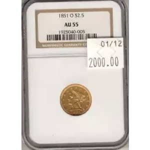 Quarter Eagles---Liberty Head 1840-1907 -Gold- 2.5 Dollar (3)