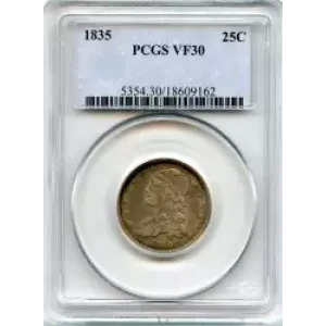 Quarter Dollars---Capped Bust (3)