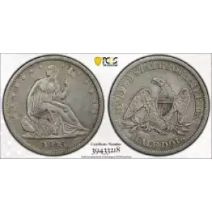 Half Dollars---Liberty Seated 1839-1891 -Silver- 0.5 Dollar (3)