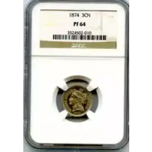 Nickel Three Cent Pieces 1865-1889 (3)