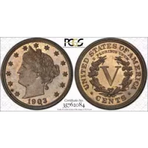 Nickel Five Cent Pieces-Liberty Head 1883-1913 (3)