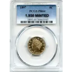 Nickel Five Cent Pieces-Liberty Head 1883-1913 (3)