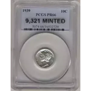 Dimes---Winged Liberty Head or Mercury 1916-1945 -Silver- 1 Dime (3)