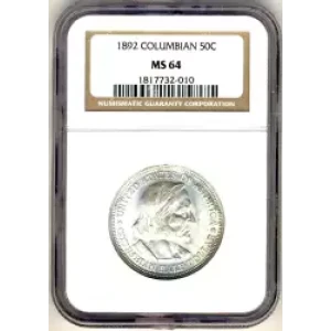 Classic Commemorative Silver--- World's Columbian Exposition Half Dollar 1892 - 1893 -Silver- 0.5 Dollar (3)