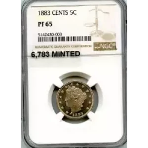 Nickel Five Cent Pieces-Liberty Head 1883-1913 (3)