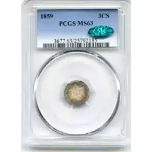 Silver Three Cent Pieces Trimes-1851-1873 (3)