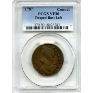 Post Colonial Issues -Coinage of the States-Connecticut -copper (3)