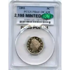 Nickel Five Cent Pieces-Liberty Head 1883-1913 (3)