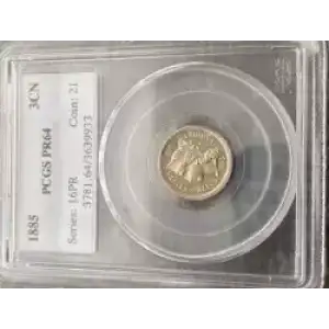 Nickel Three Cent Pieces 1865-1889 (3)