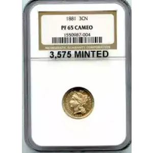 Nickel Three Cent Pieces 1865-1889 (3)