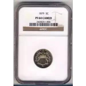 Nickel Five Cent Pieces-Shield 1866-1883 (3)