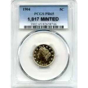 Nickel Five Cent Pieces-Liberty Head 1883-1913 (3)