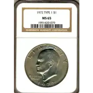 Dollars---Eisenhower 1971-1978 Copper-Nickel- 1 Dollar (3)