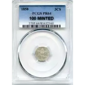 Silver Three Cent Pieces Trimes-1851-1873 (3)