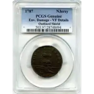 Post Colonial Issues -New Jersey-Coppers (3)