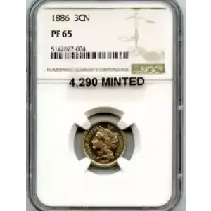 Nickel Three Cent Pieces 1865-1889 (3)