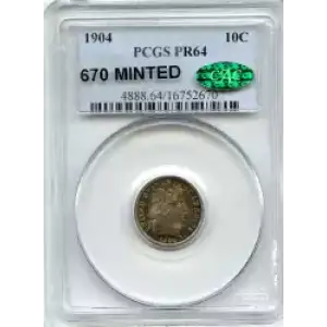 Dimes---Barber or Liberty Head 1892-1916 -Silver- 1 Dime (3)