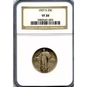 Quarter Dollars---Standing Liberty (3)