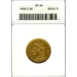 Half Eagles---Classic Head, 1834-1838 -Gold- 5 Dollar (3)