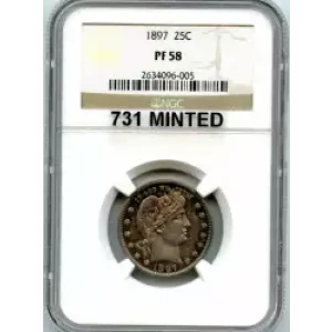 Quarter Dollars---Barber or Liberty Head (3)