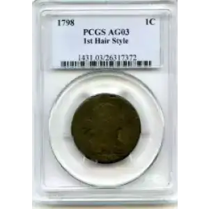 Large Cents---Draped Bust 1796-1807 -Copper- 1 Cent (3)