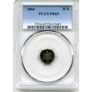 Silver Three Cent Pieces Trimes-1851-1873 (3)