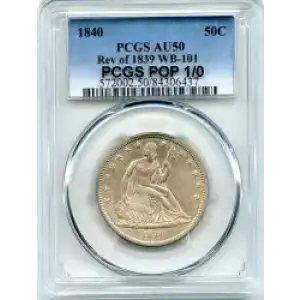 Half Dollars---Liberty Seated 1839-1891 -Silver- 0.5 Dollar (3)