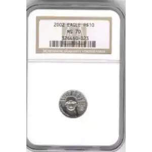 Platinum Bullion-Platinum Eagles--$10 Platinum Eagle 1/10 oz -Platinum- 10 Dollar (3)